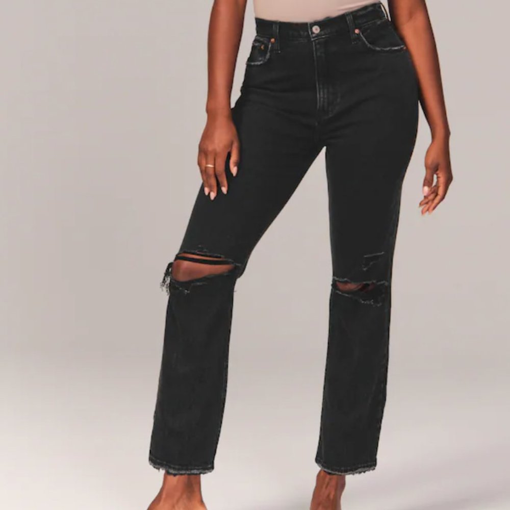 Curve Love Ultra High Rise Ankle Straight Jean